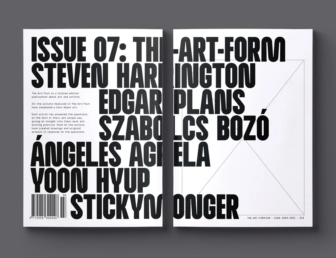 THE-ART-FORM: ISSUE 07: EDGAR PLANS COVER — The-Art-Form